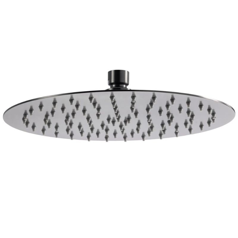 Abode Uno Round Shower Head (1 size, Gunmetal)