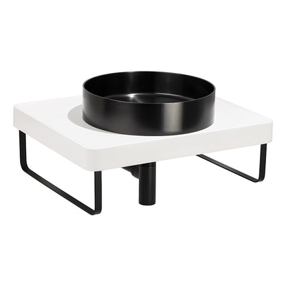 Abode Tableau/Iox Shelf & Round Basin Set (2 sizes, 3 colours)