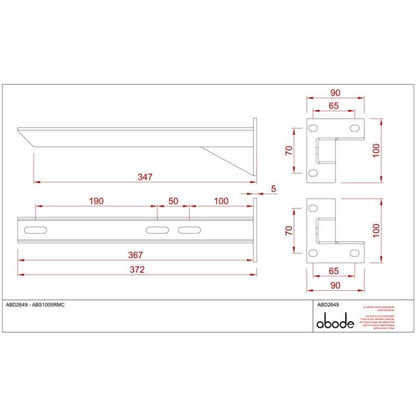 Abode Tableau/Iox Shelf & Round Basin Set (2 sizes, 3 colours)