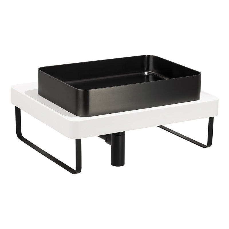 Abode Tableau/Iox Shelf & Round Basin Set (2 sizes, 3 colours)