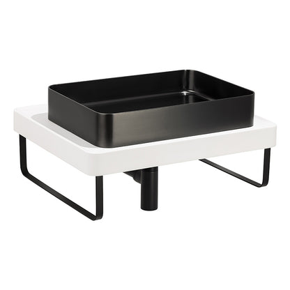 Abode Tableau/Iox Shelf & Round Basin Set (2 sizes, 3 colours)
