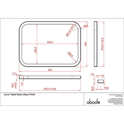 Abode Cava Basin Plinths (2 sizes, 3 colours)