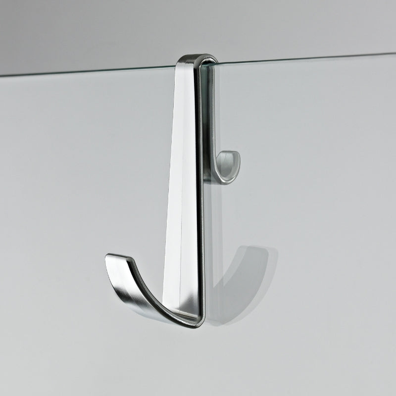Nuie Shower Enclosure Hook (2 styles, Chrome) - Brand New Bathrooms