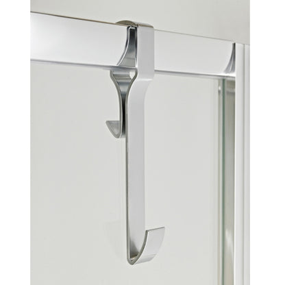 Nuie Shower Enclosure Hook (2 styles, Chrome) - Brand New Bathrooms