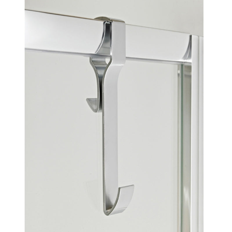 Nuie Shower Enclosure Hook (2 styles, Chrome) - Brand New Bathrooms
