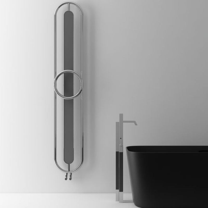 Carisa Aiden Stainless Steel Towel Radiator (3 sizes, Mirror Polished) - Brand New Bathrooms