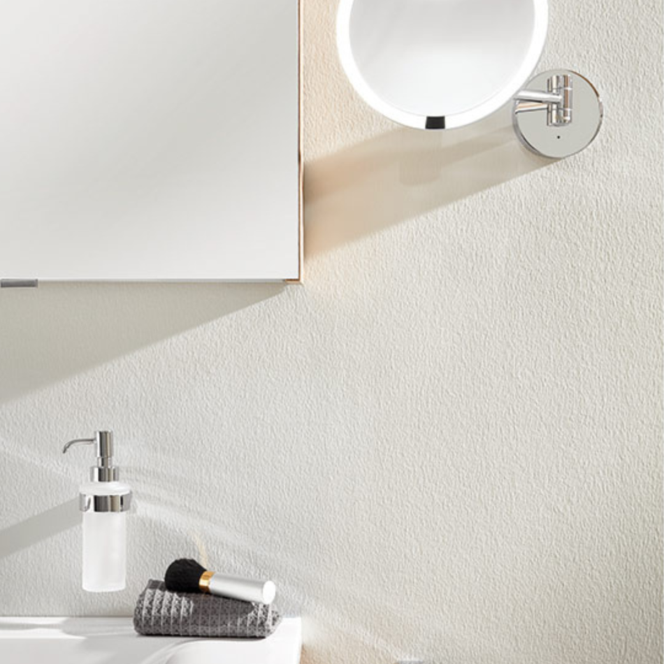 Smedbo Air Frosted Glass Soap Dispenser (Chrome)