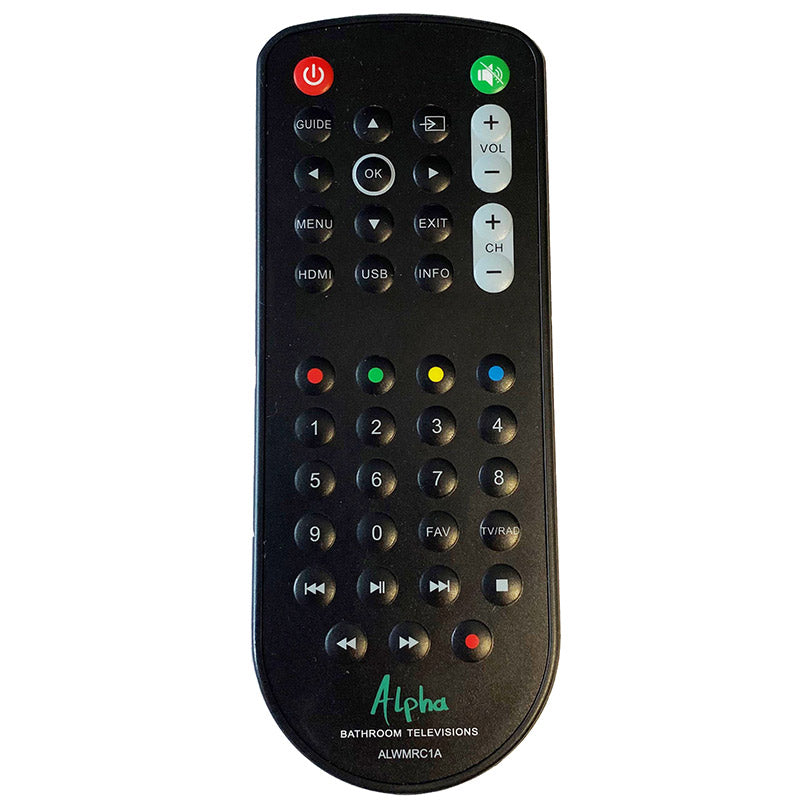 Aquavision Alpha Waterproof Master Remote Control | Brand New Bathrooms