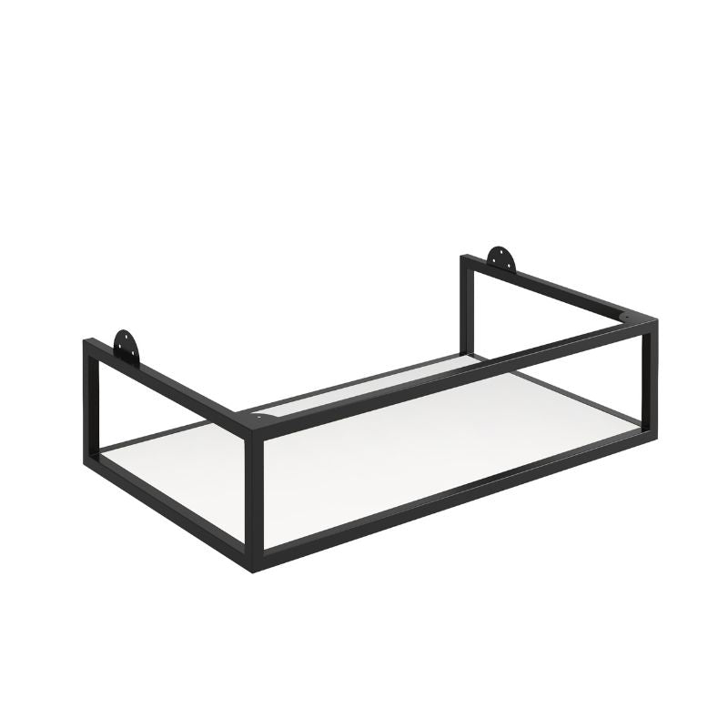 Scudo Ambience Black Frame with Dual Colour Shelf - Brand New Bathrooms