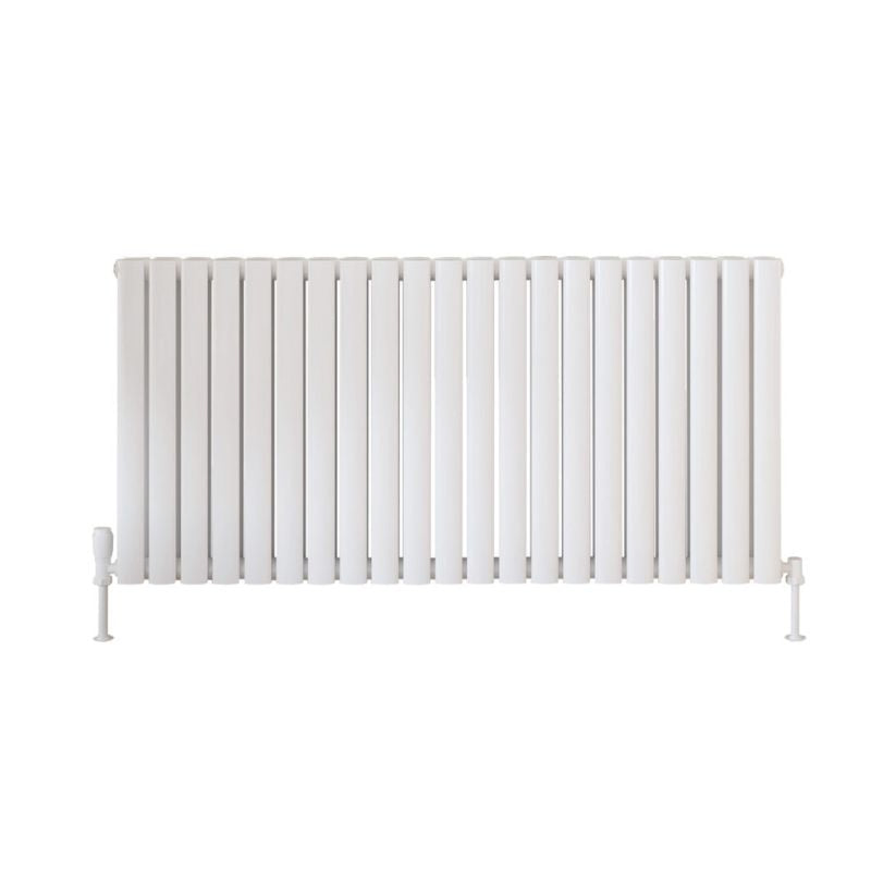 Scudo Apex Horizontal Double Designer Radiator (5 Sizes & 2 Colours) - Brand New Bathrooms