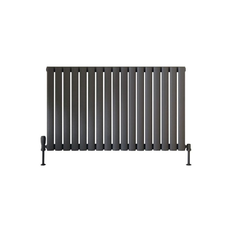 Scudo Apex Horizontal Single Designer Radiator (5 Sizes & 2 Colours) - Brand New Bathrooms