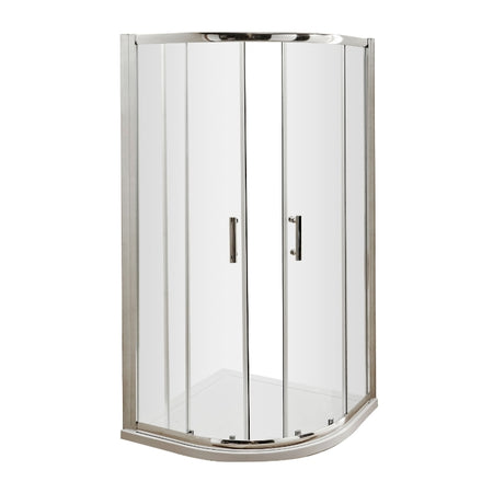 Hudson Reed Pacific 6mm Quadrant Shower Enclosure (3 sizes, 2 styles, Chrome) - Brand New Bathrooms