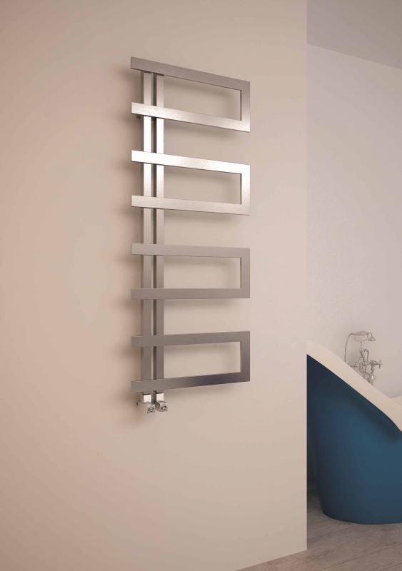 Carisa Arlen Stainless Steel Bespoke Radiator (1 size, 2 colours) - Brand New Bathrooms
