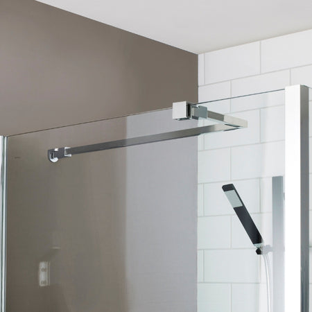 Nuie Wetroom Screen Support Arm (1 size, Chrome) - Brand New Bathrooms