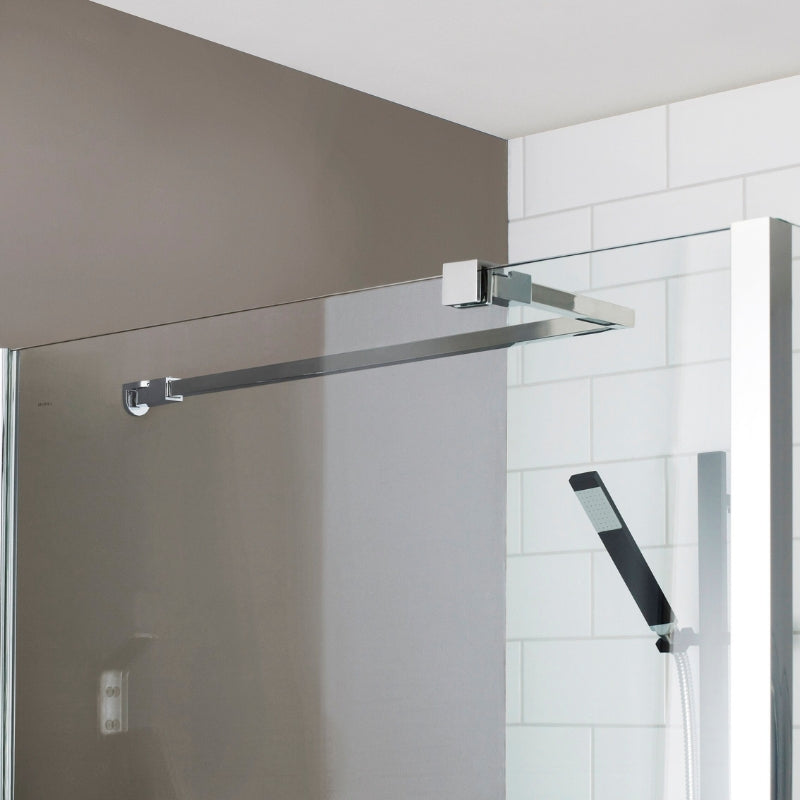 Nuie Wetroom Screen Support Arm (1 size, Chrome) - Brand New Bathrooms