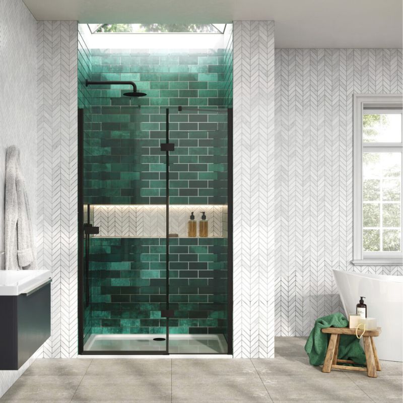 Scudo Athena Hinged Door 800 (2 Colours) - Brand New Bathroom 