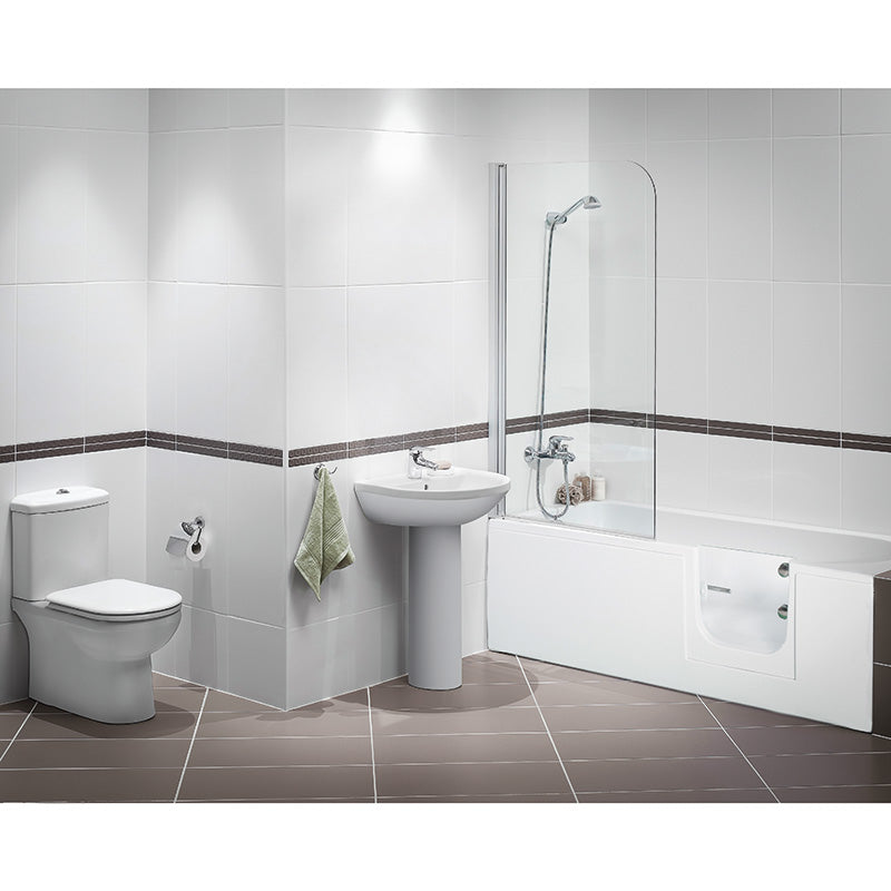 Mantaleda Abalone RV Walk-in Shower Bathtub (2 sizes, 2 styles, White) - Brand New Bathrooms