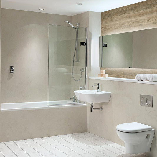 Bushboard Nuance Alabaster Wall Panel - Brand New Bathrooms