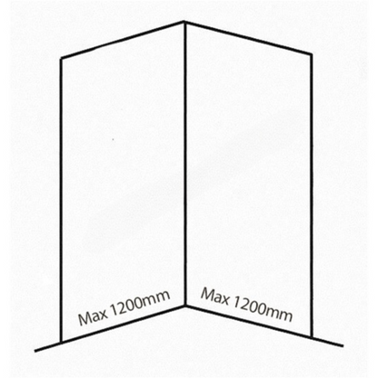 Bushboard Nuance Corner Pack A3 (for Shower Enclosures up to 1200mm) Alhambra - Brand New Bathrooms