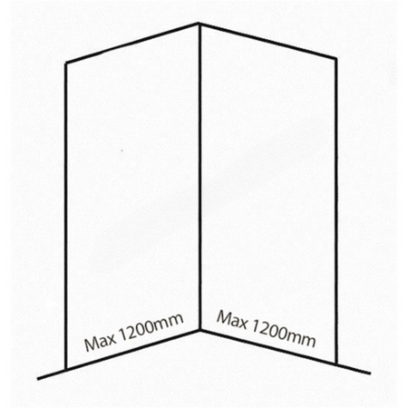 Bushboard Nuance Corner Pack A3 (for Shower Enclosures up to 1200mm) Alhambra - Brand New Bathrooms