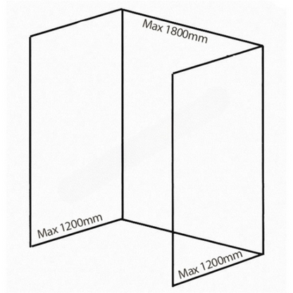 Bushboard Nuance Recess Pack E3 (for Shower Enclosures up to 1800mm) Alhambra - Brand New Bathrooms