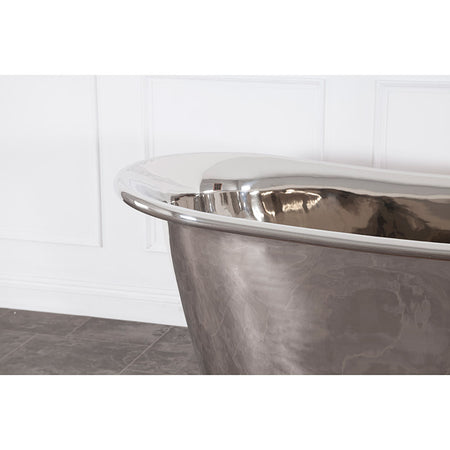 Hurlingham Allingham Double Ended Nickel French Style Bathtub (1 size, Nickel) - Brand New Bathrooms