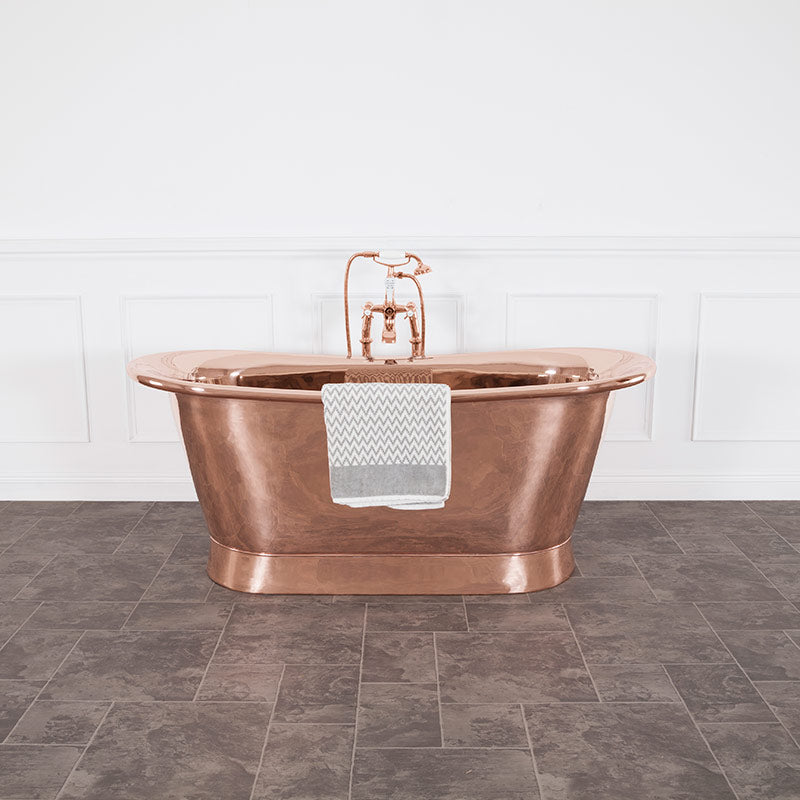 Hurlingham Alverton Double Ended Copper French Style Bateau Bathtub (1 size, Copper) - Brand New Bathrooms