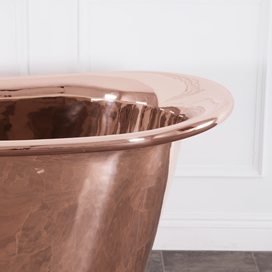 Hurlingham Normandy Double Ended Copper French Style Bateau Bathtub (1 size, Copper) Various Finishes Available