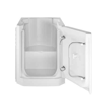 Mantaleda Ambiance Deep Soak Walk-in Bathtub (1 size, 2 styles, White) - Brand New Bathrooms