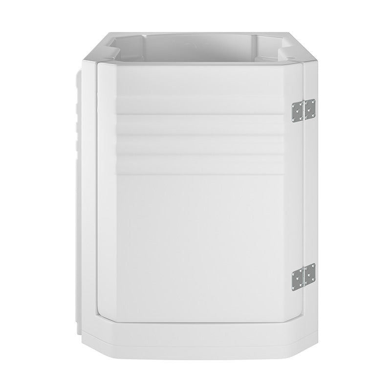 Mantaleda Ambiance Deep Soak Walk-in Bathtub (1 size, 2 styles, White) - Brand New Bathrooms