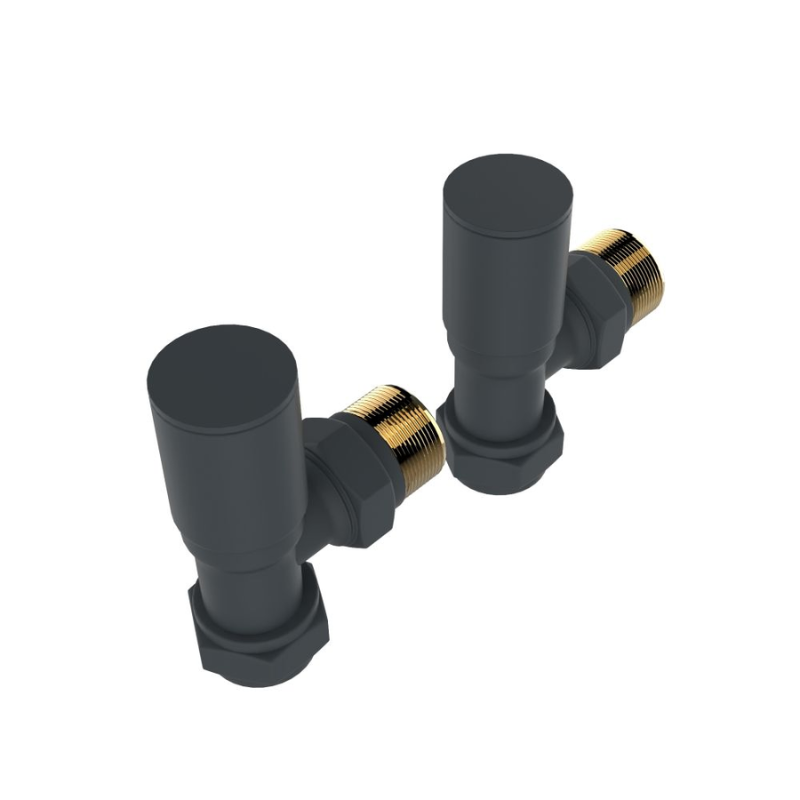 Senator Premium Angled Radiator Valve (1 size, 4 colours) - Brand New Bathrooms