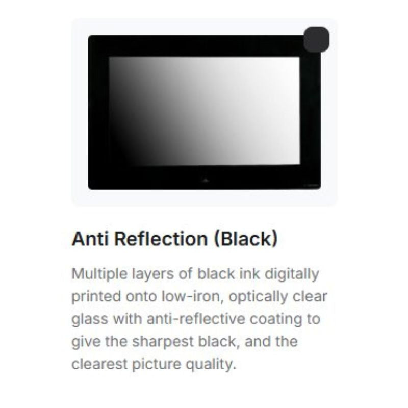 Aquavision 4K Pinnacle Frameless Bathroom TV (9 sizes, 3 choices of glass finish) - Brand New Bathrooms