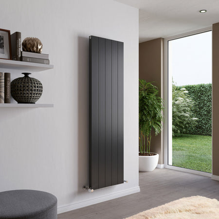 Eucotherm Ariel Vertical Aluminium Radiator (2 colours, 3 sizes) - Brand New Bathrooms