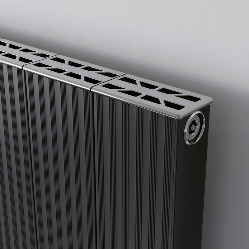Eucotherm Ariel Vertical Aluminium Radiator (2 colours, 3 sizes) - Brand New Bathrooms