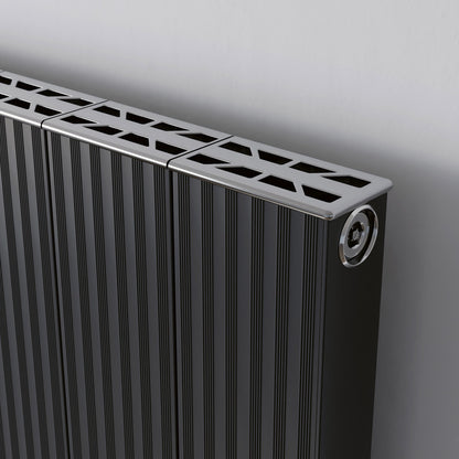 Eucotherm Ariel Vertical Aluminium Radiator (2 colours, 3 sizes) - Brand New Bathrooms