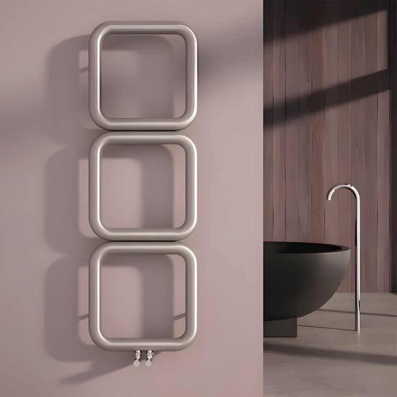 Carisa Baro Stainless Steel Towel Radiator (3 sizes, 2 colours)