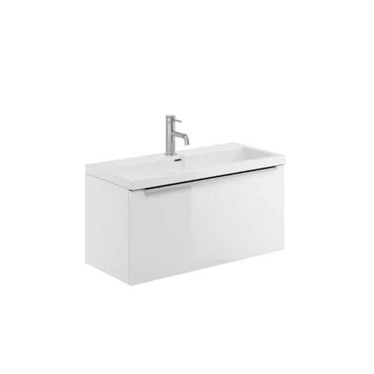 Scudo Muro Ceramic White Basin - Brand New Bathrooms