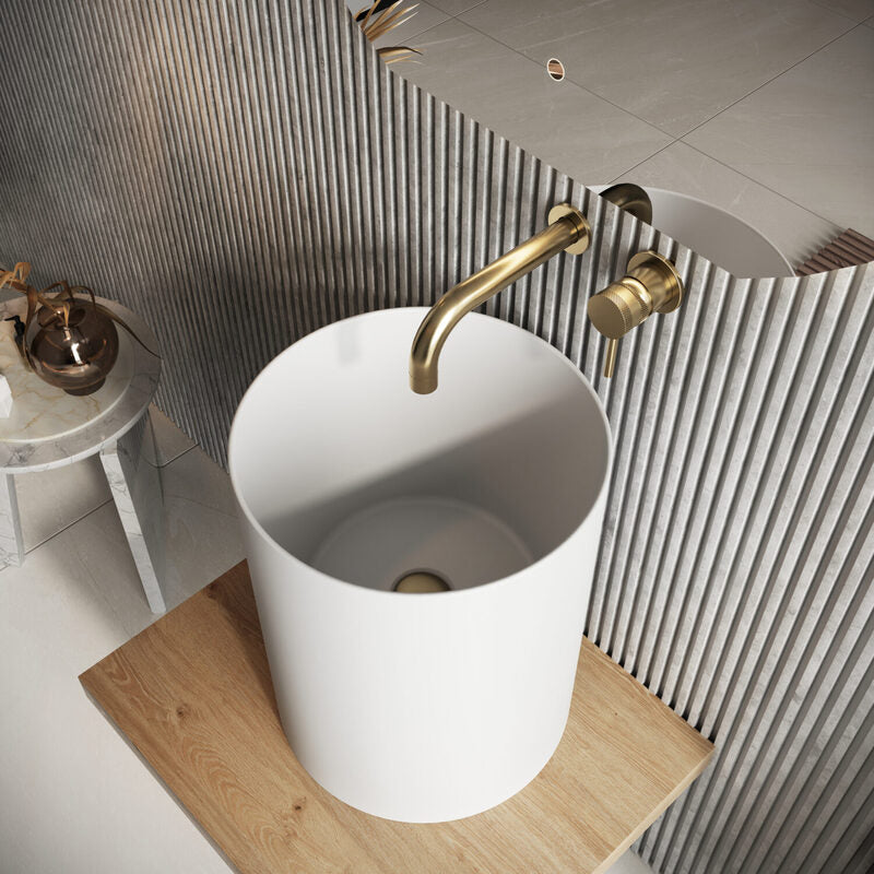 Scudo Shelph Countertop Tall Ceramic Basin (3 Colours) - Brand New Bathrooms