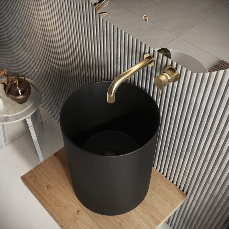 Scudo Shelph Countertop Tall Ceramic Basin (3 Colours) - Brand New Bathrooms
