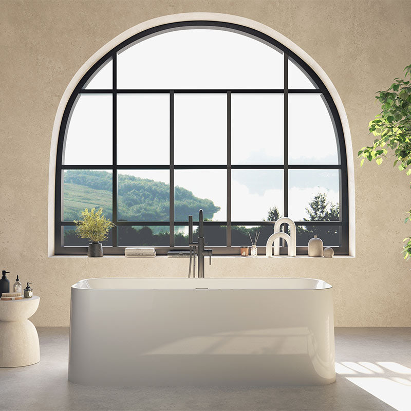 Scudo Choices Freestanding Acrylic Bathtub (1 size, Gloss White) - Brand New Bathrooms
