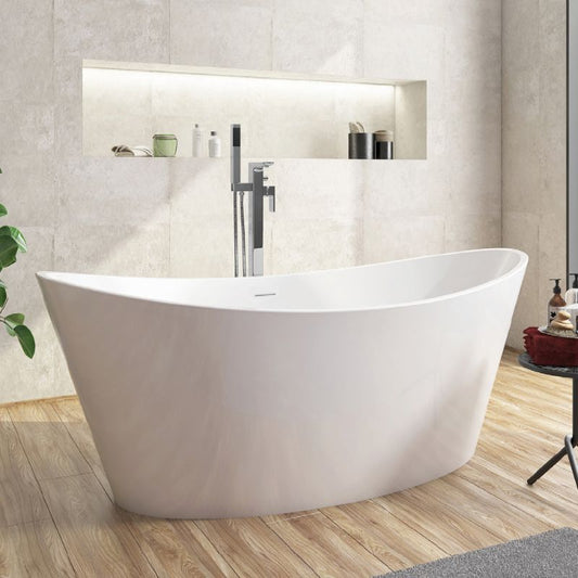 Scudo Aruba Bath In Acrylic White - Brand New Bathrooms
