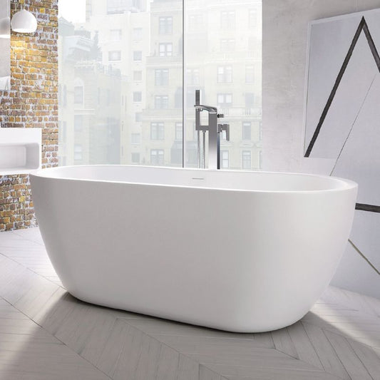 Scudo Onyx Bath In Acrylic White - Brand New Bathrooms
