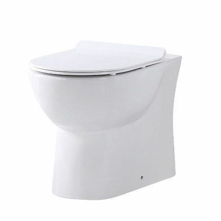 Scudo Belini Rimless Back to Wall Pan (White) - Brand New Bathroom