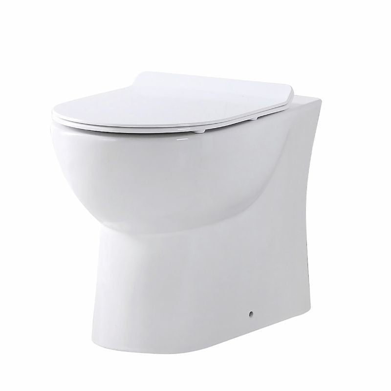 Scudo Belini Rimless Back to Wall Pan (White) - Brand New Bathroom