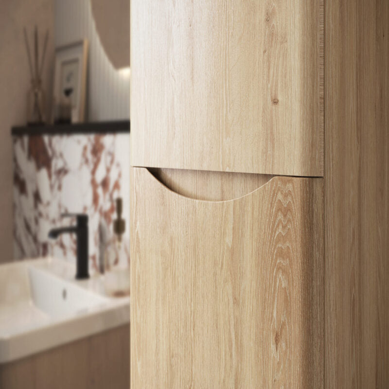Scudo Bella 1500mm Tall Boy Cabinet (1 size, 3 colours) - Brand New Bathrooms