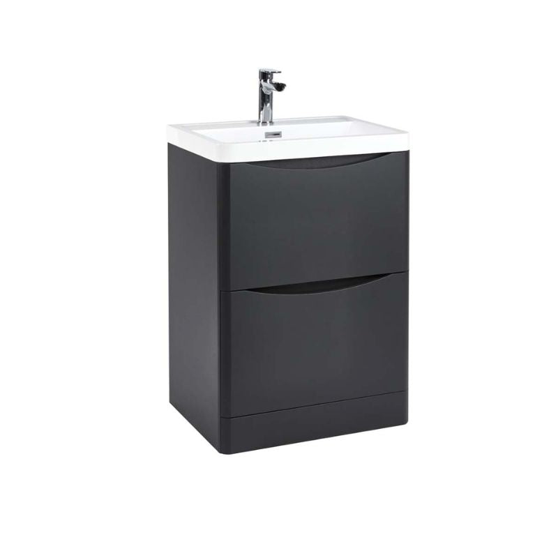Scudo Bella Floor Mounted Basin Cabinet (4 sizes, 2 colours) - Brand New Bathrooms