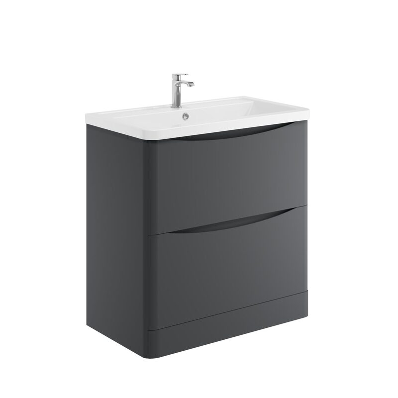 Scudo Bella Floor Mounted Basin Cabinet (4 sizes, 3 colours) - Brand New Bathrooms