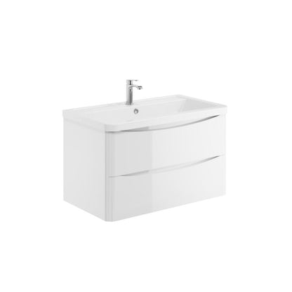 Scudo Bella Wall Mounted Basin Cabinet (3 sizes, 3 colours) CABINET ONLY - Brand New Bathrooms