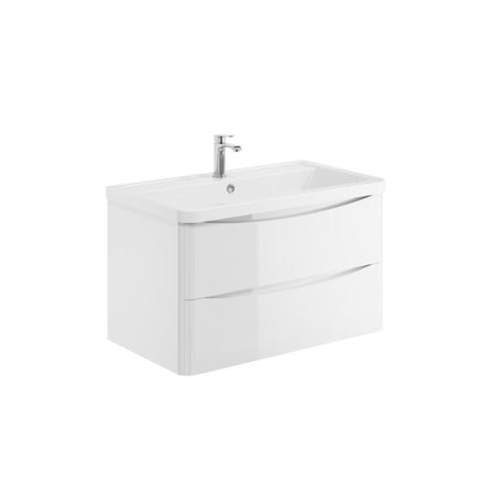 Scudo Bella Wall Mounted Basin Cabinet (3 sizes, 3 colours) CABINET ONLY - Brand New Bathrooms