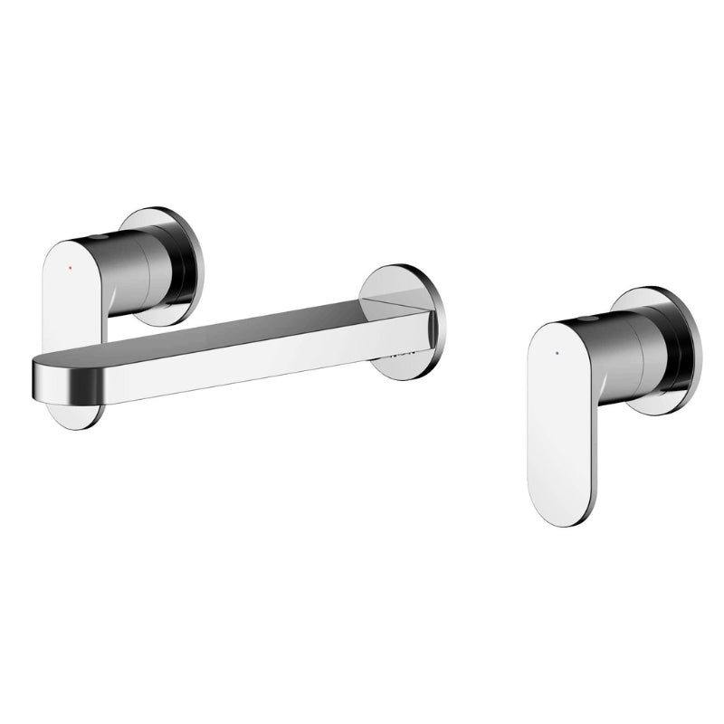 Nuie Binsey Wall Mounted Basin Mixer (Chrome) - Brand New Bathrooms